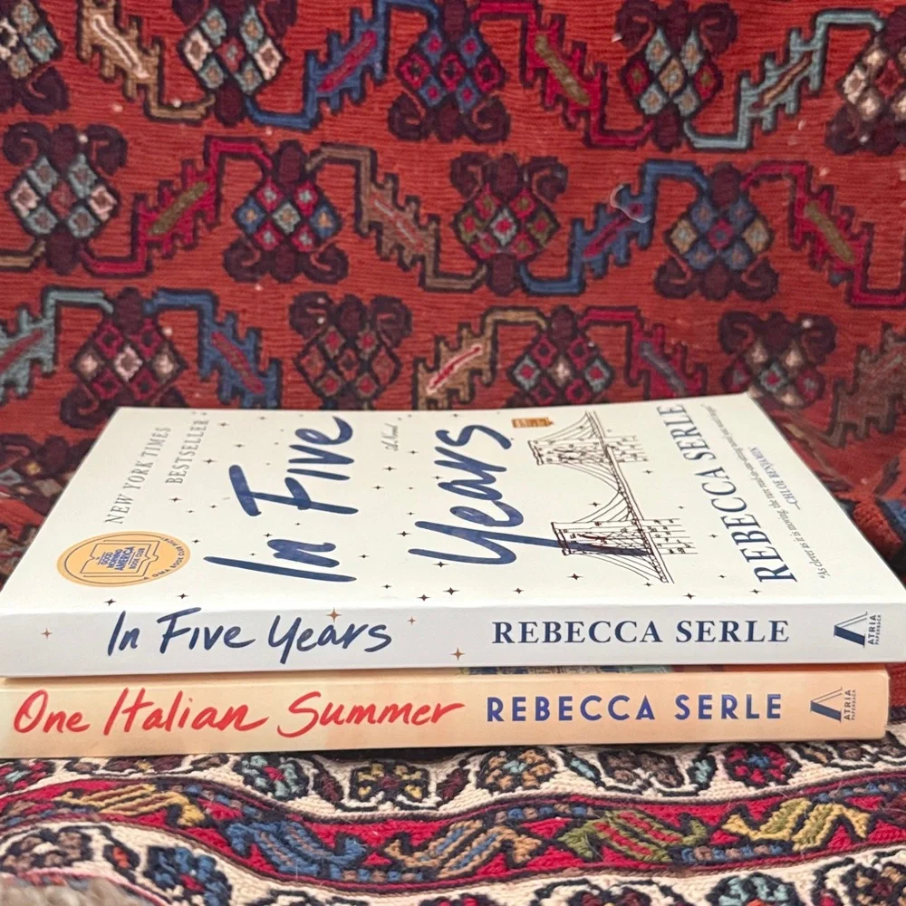 Book Club Fiction Books by Rebecca Serle “In Five Years” & “One Italian Summer”